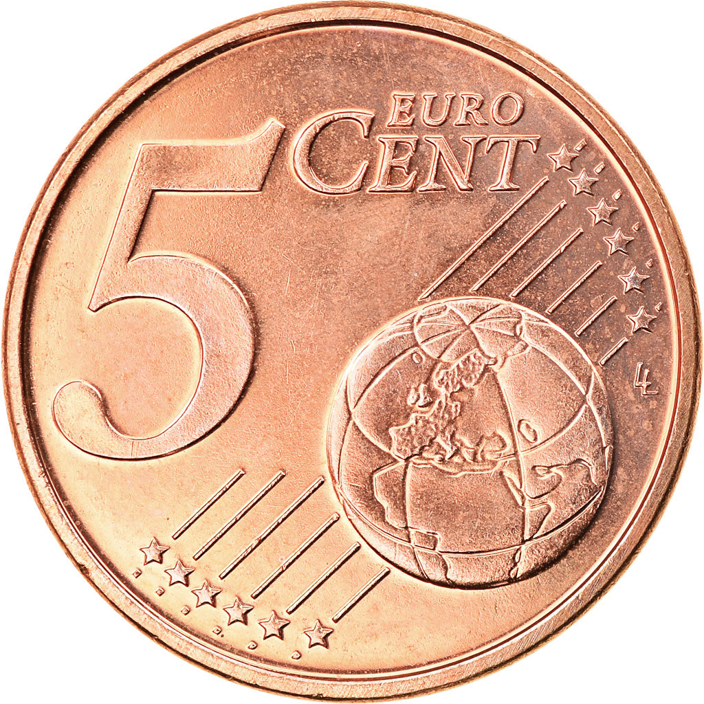 Niederlande, 5 Euro Cent, 2015, UNZ, Copper Plated Steel, KM:New