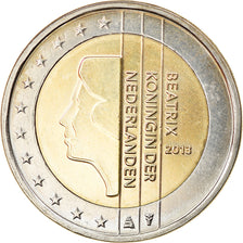 Netherlands, 2 Euro, 2013, Utrecht, AU(50-53), Bi-Metallic, KM:272