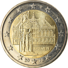 GERMANIA - REPUBBLICA FEDERALE, 2 Euro, Bremen, 2010, Munich, SPL, Bi-metallico
