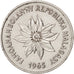 Coin, Madagascar, 2 Francs, 1965, Paris, AU(55-58), Stainless Steel, KM:9