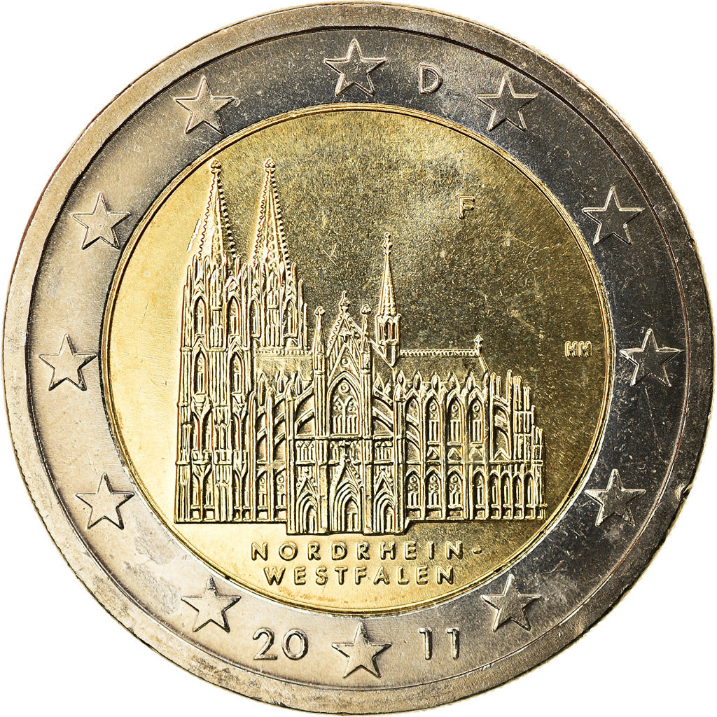 Bundesrepublik Deutschland, 2 Euro, 2011, Stuttgart, VZ, Bi-Metallic, KM:293