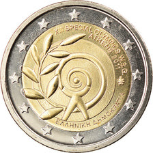 Greece, 2 Euro, Jeux Olympiques d'Athènes, 2011, Athens, MS(63), Bi-Metallic
