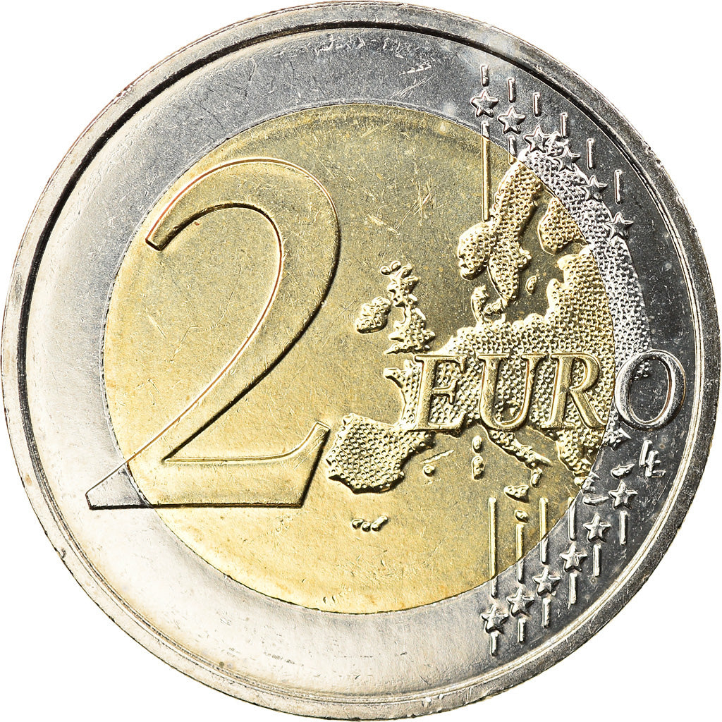 Monaco, 2 Euro, Lucien Ier de Monaco, 2012, Paris, UNC-, Bi-Metallic, Gadoury:MC