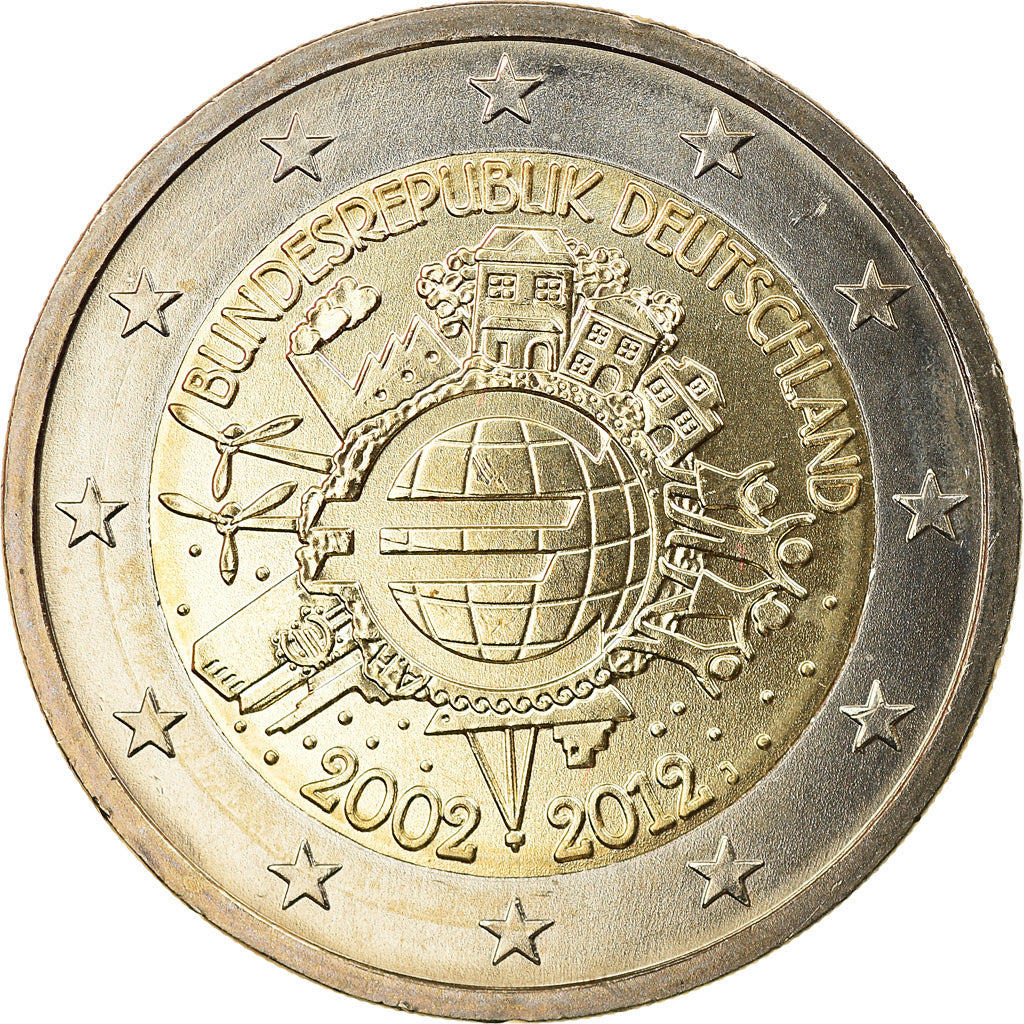 République fédérale allemande, 2 Euro, €uro 2002-2012, 2012, Hambourg, SPL