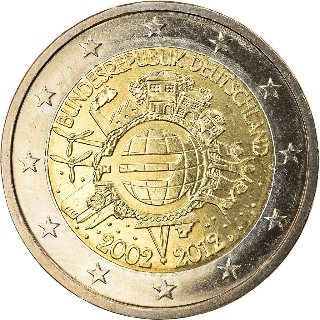 Bundesrepublik Deutschland, 2 Euro, 2012, Munich, UNZ, Bi-Metallic, KM:306