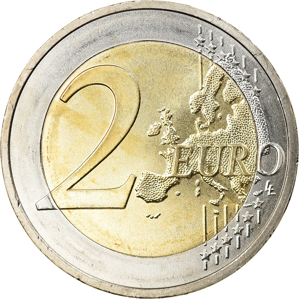 Germany, 2 Euro, Traité de l'Elysée, 2013, Hambourg, MS(63), Bi-Metallic