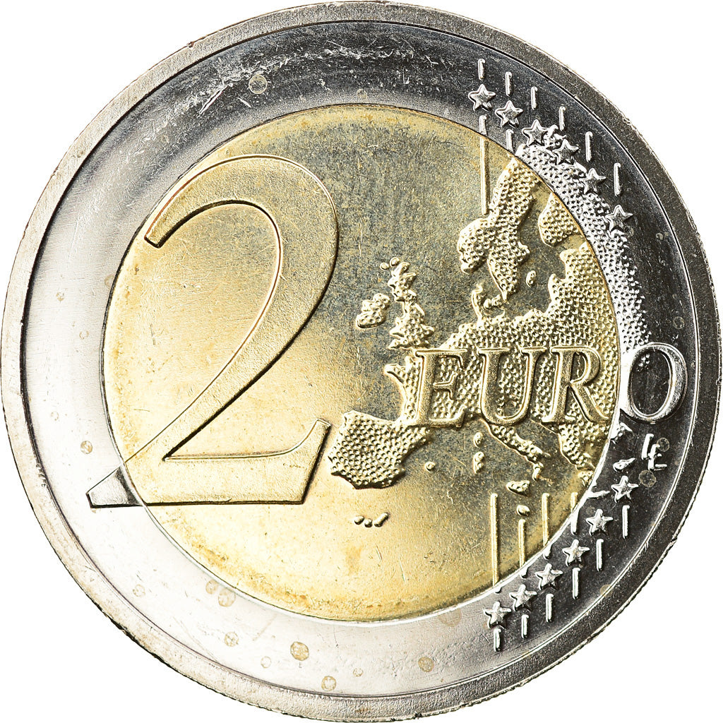 Deutschland, 2 Euro, Traité de l'Elysée, 2013, Karlsruhe, UNZ, Bi-Metallic