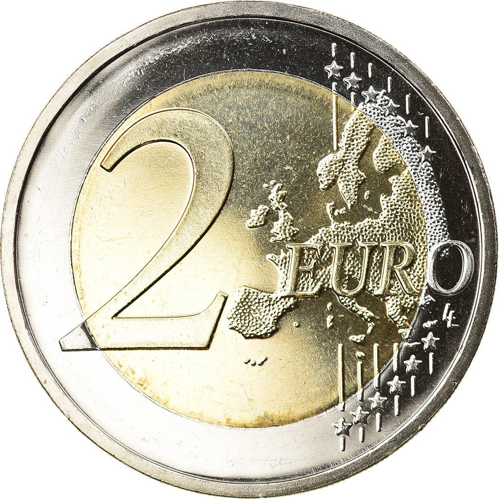 Alemania, 2 Euro, Traité de l'Elysée, 2013, Stuttgart, SC, Bimetálico, KM:New