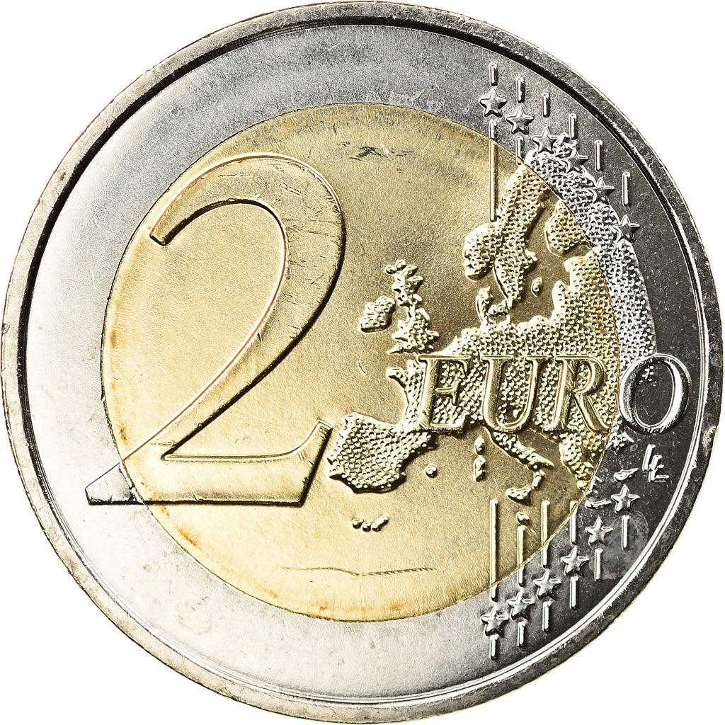 Monaco, 2 Euro, Admission à l'ONU, 2013, UNZ, Bi-Metallic, Gadoury:MC 205