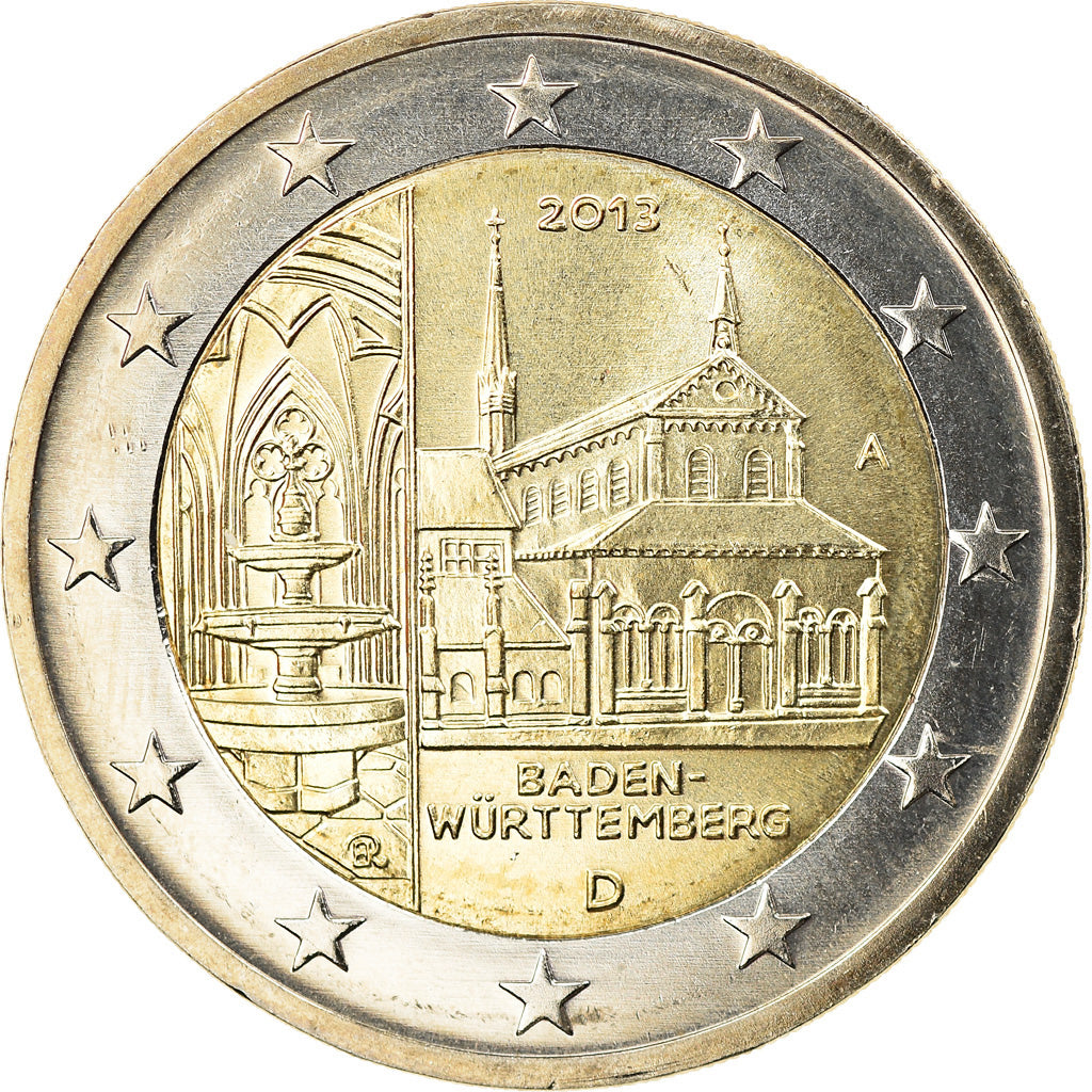 Germany, 2 Euro, Baden-Wurttemberg, 2013, Berlin, MS(63), Bi-Metallic, KM:New