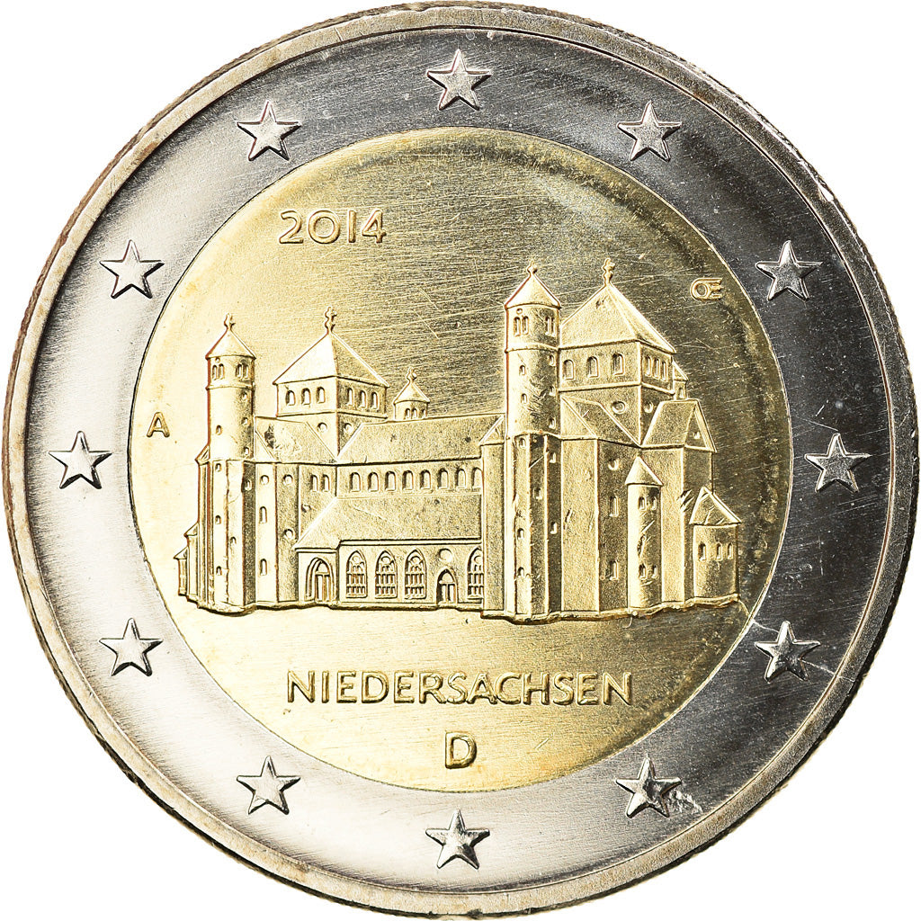 Deutschland, 2 Euro, Basse-Saxe, 2014, Berlin, UNZ, Bi-Metallic, KM:New