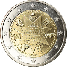 Grecia, 2 Euro, Star, 2014, SPL, Bi-metallico, KM:New