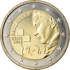 Estonia, 2 Euro, Paul Keres, 2016, UNZ, Bi-Metallic, KM:New
