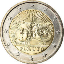 Italy, 2 Euro, Plauto, 2016, MS(63), Bi-Metallic, KM:New