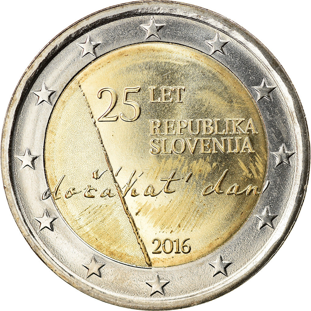 Slowenien, 2 Euro, Indépendance, 2016, UNZ, Bi-Metallic, KM:New
