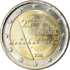 Slowenien, 2 Euro, Indépendance, 2016, UNZ, Bi-Metallic, KM:New
