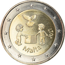 Malta, 2 Euro, Solidarité et Paix, 2017, SPL, Bi-metallico, KM:New