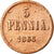 Moneda, Finlandia, Alexander II, 5 Pennia, 1866, BC+, Cobre, KM:4.1