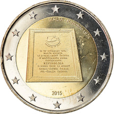 Malta, 2 Euro, 2015, FDC, Bimetálico, KM:New