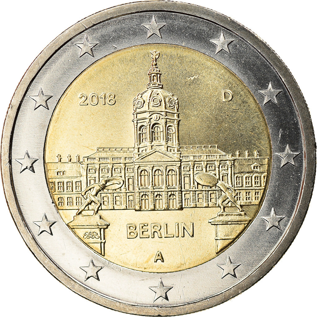 GERMANY - FEDERAL REPUBLIC, 2 Euro, Berlin, 2018, Berlin, MS(63), Bi-Metallic