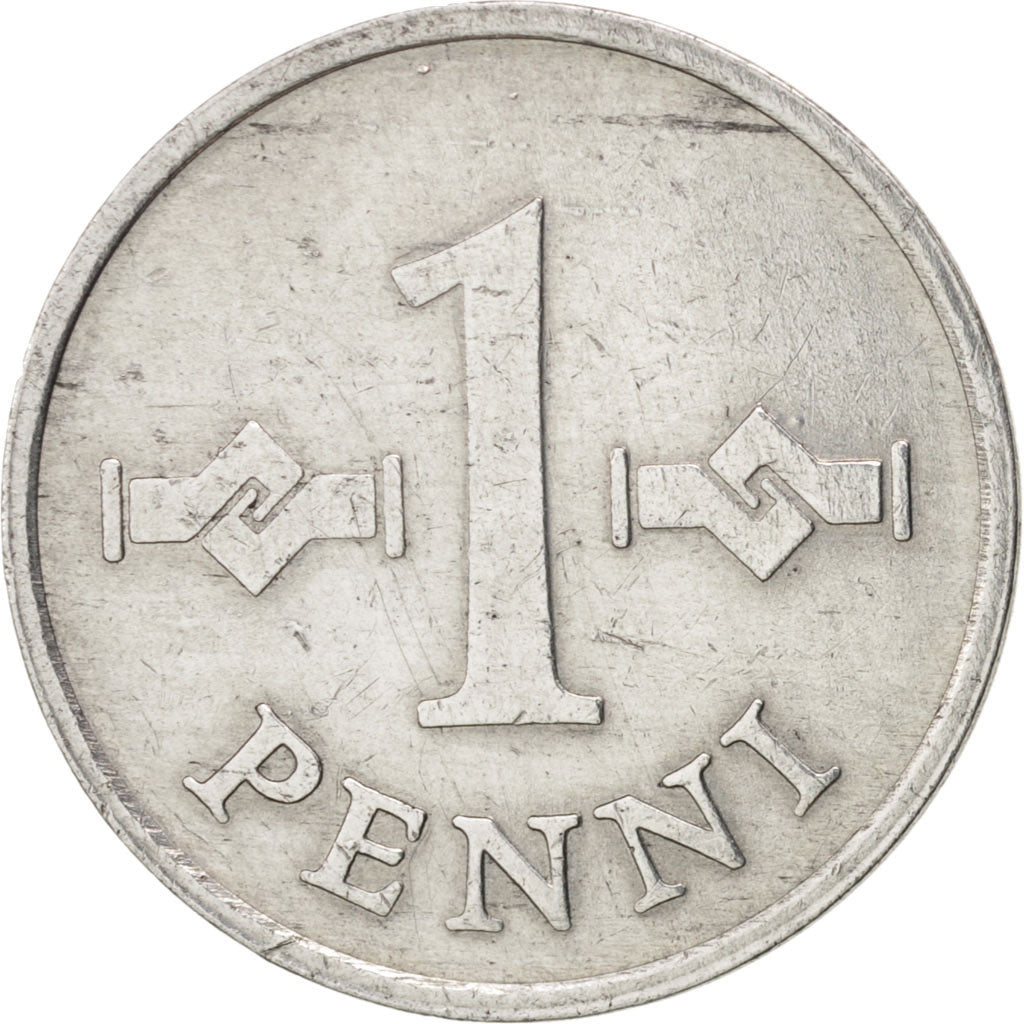 Coin, Finland, Penni, 1969, AU(55-58), Aluminum, KM:44a