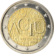 Lituania, 2 Euro, ACIU, 2015, FDC, Bi-metallico, KM:213