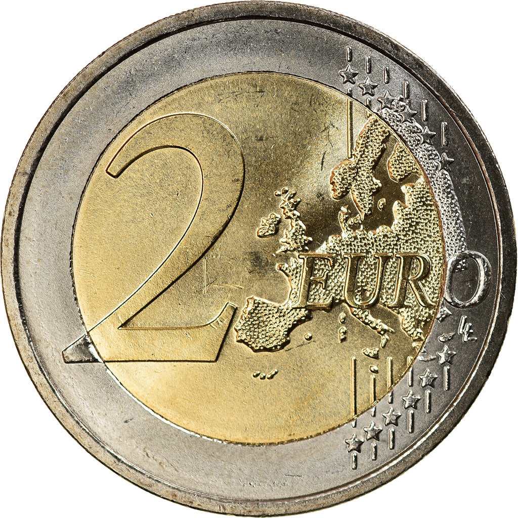 Austria, 2 Euro, Mozart, 2016, Colourized, MS(63), Bi-Metallic, KM:New