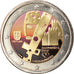 Portugal, 2 Euro, Guimaraes, 2012, Lisbon, Colourized, MS(63), Bi-Metallic