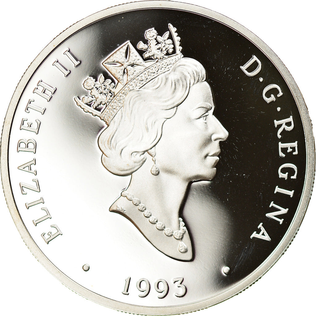 Coin, Canada, Elizabeth II, 20 Dollars, 1993, Royal Canadian Mint, Ottawa, BE