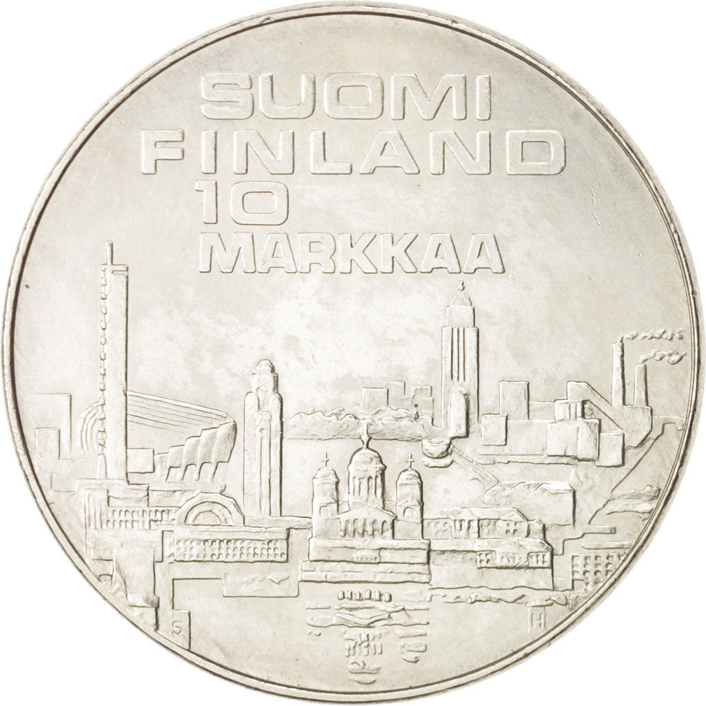 Finnland, 10 Markkaa, 1971, VZ, Silber, KM:52