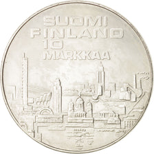 Finlande, 10 Markkaa, 1971, SUP, Argent, KM:52