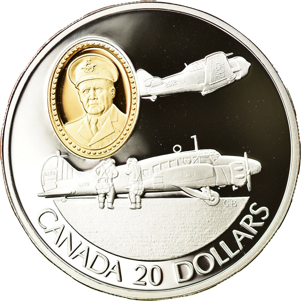 Moneta, Canada, Elizabeth II, 20 Dollars, 1990, Royal Canadian Mint, Ottawa, BE