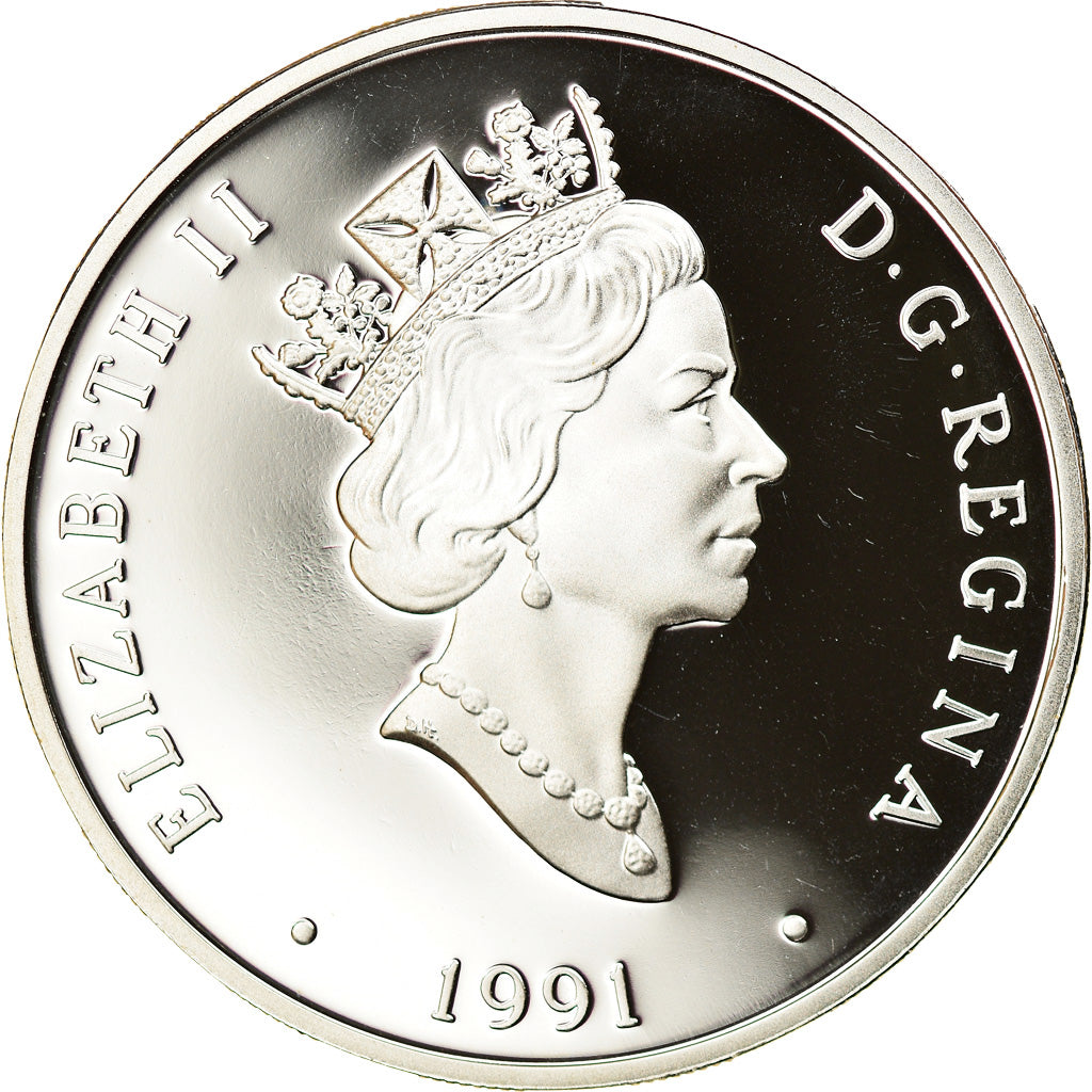 Coin, Canada, Elizabeth II, 20 Dollars, 1991, Royal Canadian Mint, Ottawa, BE