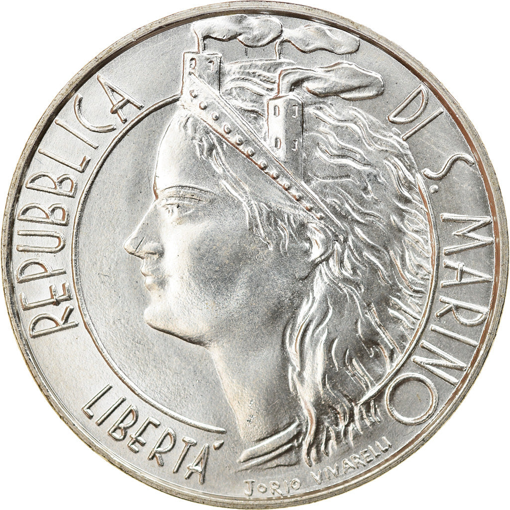 Coin, San Marino, 500 Lire, 1986, MS(65-70), Silver, KM:196