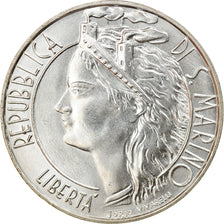 Coin, San Marino, 500 Lire, 1986, MS(65-70), Silver, KM:196