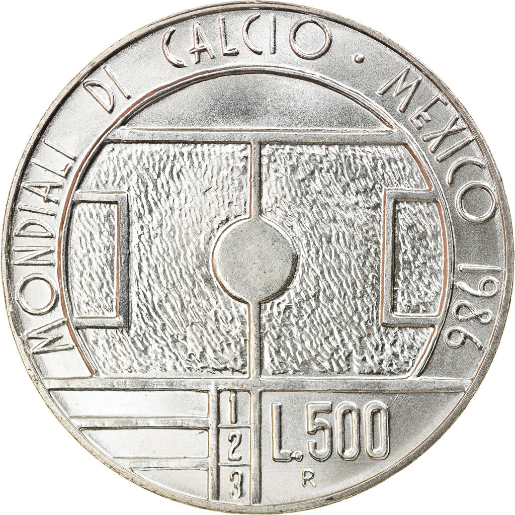 Coin, San Marino, 500 Lire, 1986, MS(65-70), Silver, KM:196
