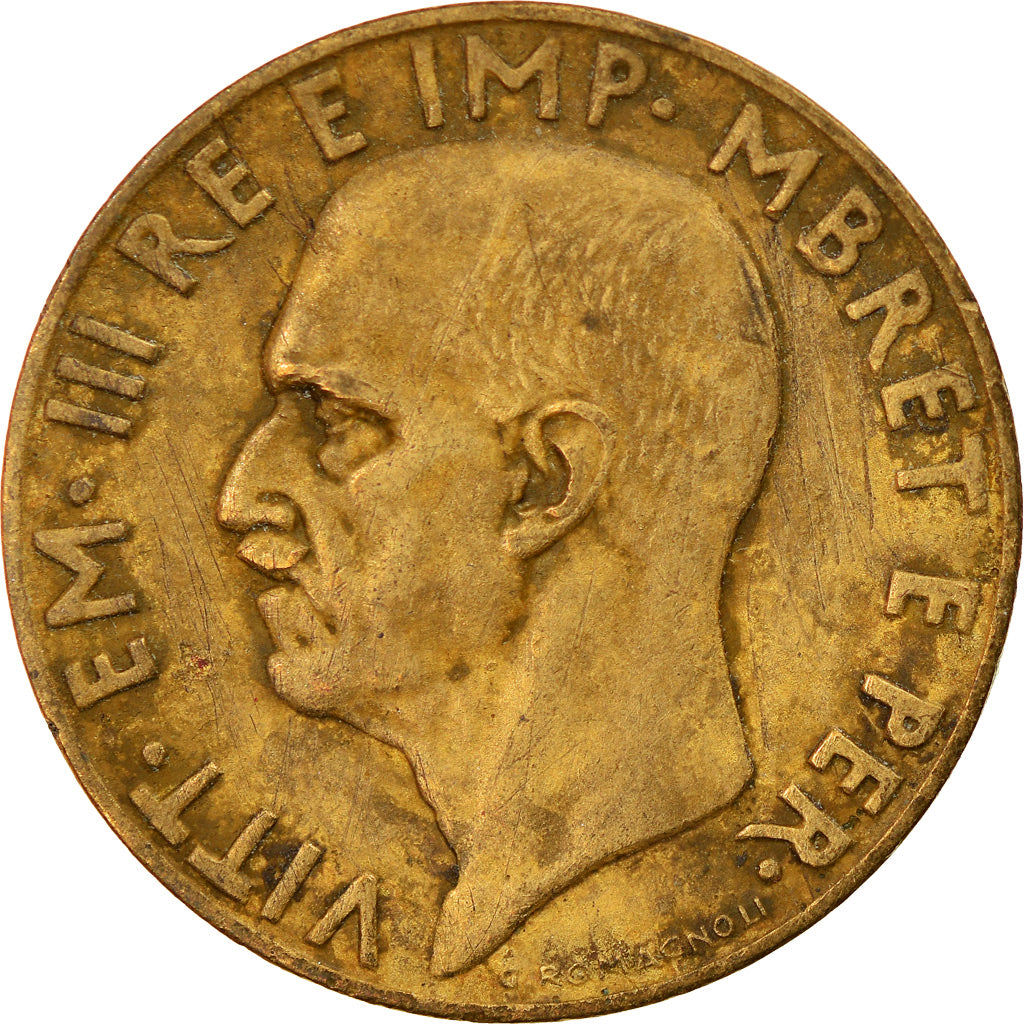 Coin, Albania, Vittorio Emanuele III, 0.10 Lek, 1940, Rome, EF(40-45)