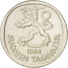 Finnland, Markka, 1964, VZ, Silber, KM:49