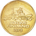 Finland, 5 Markkaa, 1973, AU(55-58), Aluminum-Bronze, KM:53