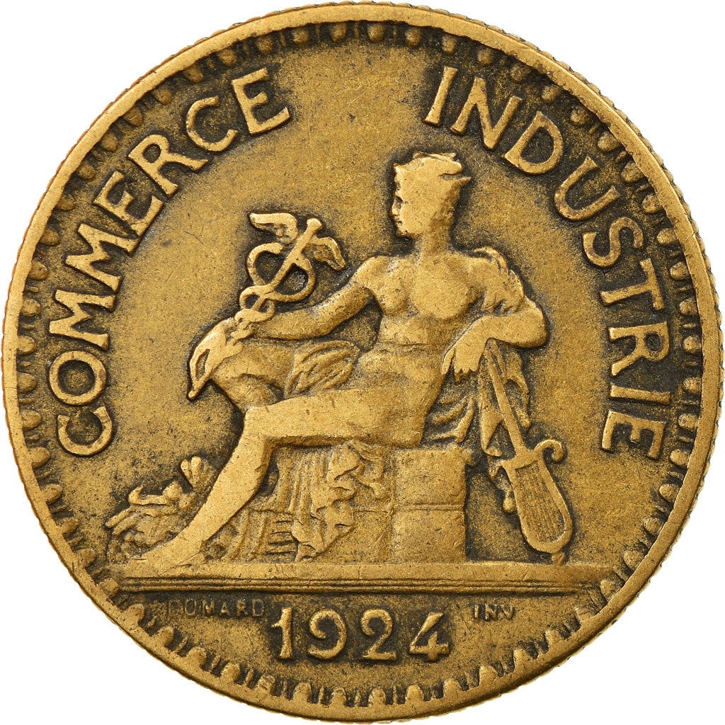 Munten, Frankrijk, Chambre de commerce, 2 Francs, 1924, Paris, ZF