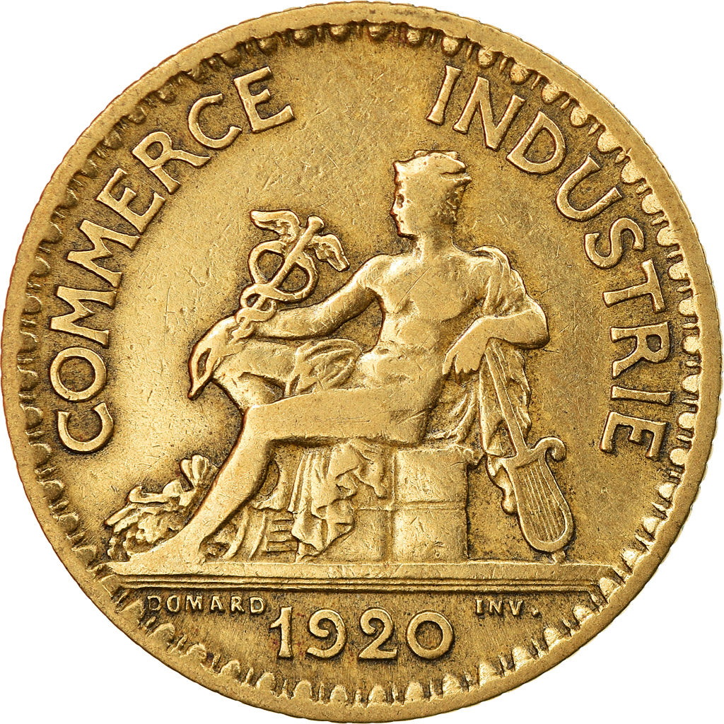 Coin, France, Chambre de commerce, Franc, 1920, Paris, EF(40-45)