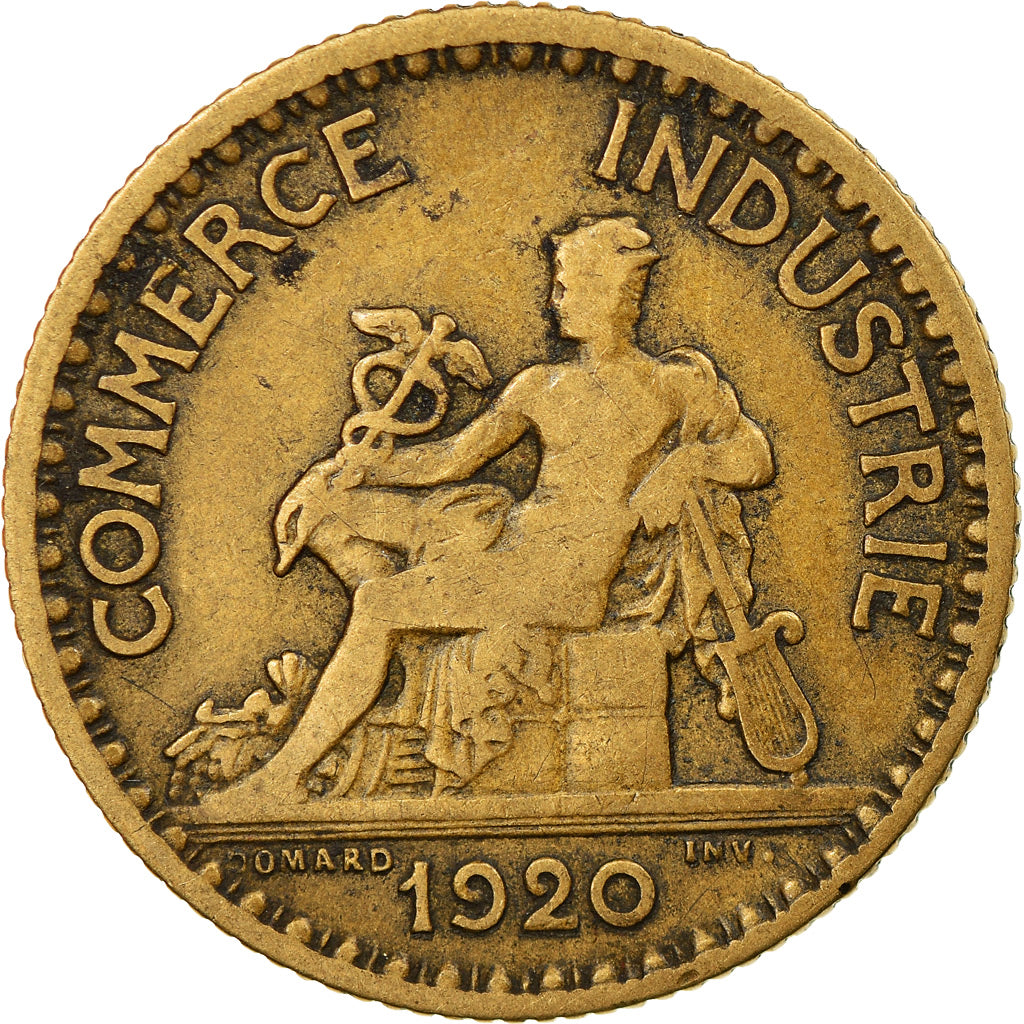 Coin, France, Chambre de commerce, Franc, 1920, Paris, VF(30-35)