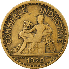Coin, France, Chambre de commerce, Franc, 1920, Paris, VF(30-35)