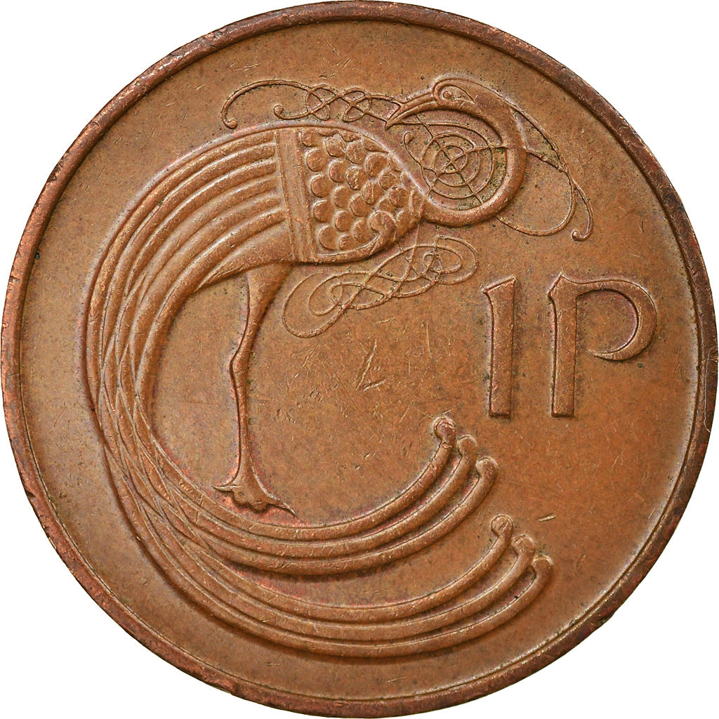 Coin, IRELAND REPUBLIC, Penny, 1976, EF(40-45), Bronze, KM:20