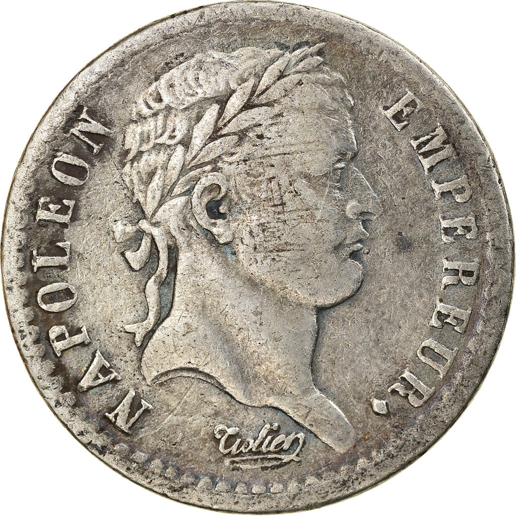 Coin, France, Napoléon I, 1/2 Franc, 1808, Paris, VF(30-35), Silver, KM:680.1