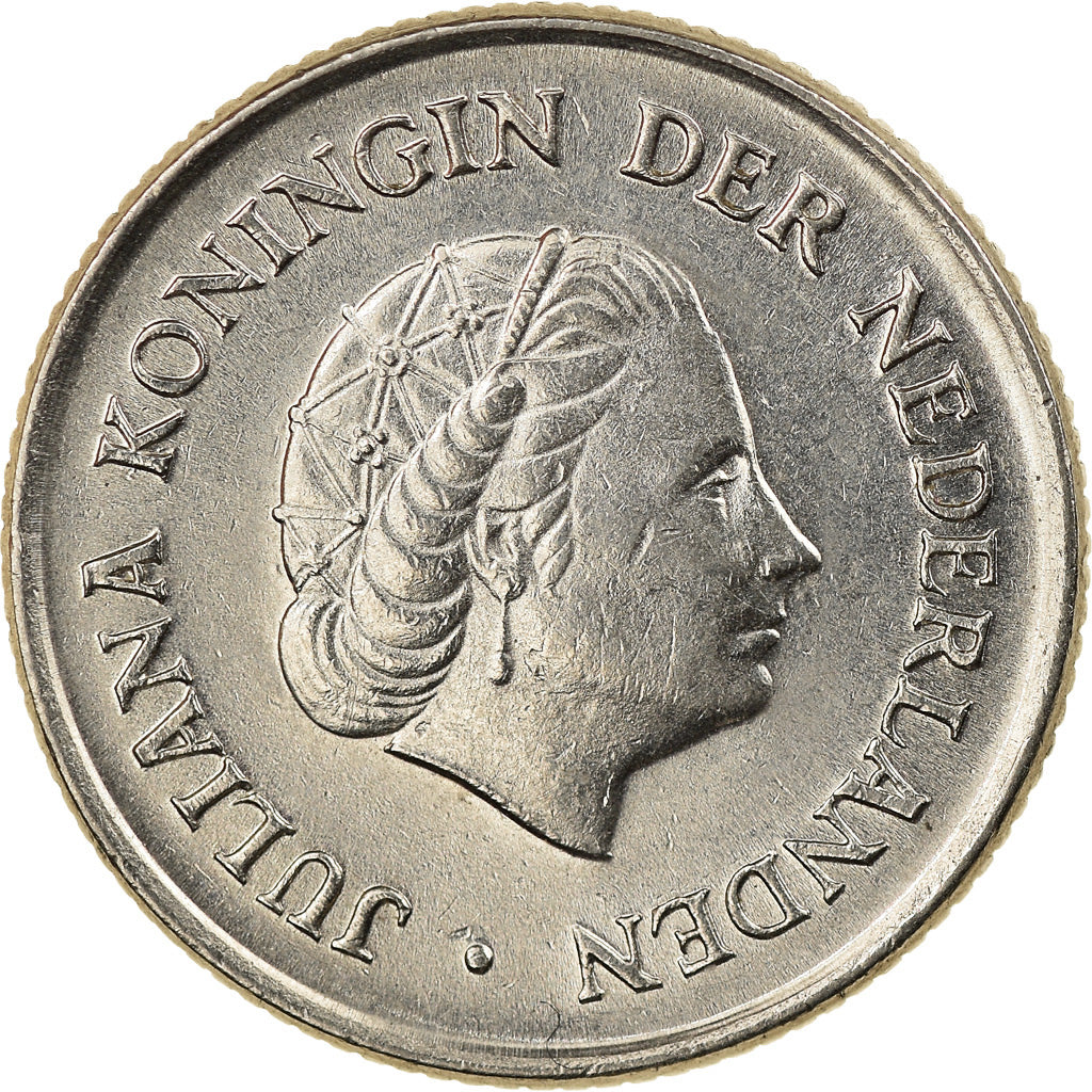 Monnaie, Pays-Bas, Juliana, 25 Cents, 1974, TTB+, Nickel, KM:183