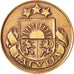 Latvia, Santims, 1924, SS+, Bronze, KM:1