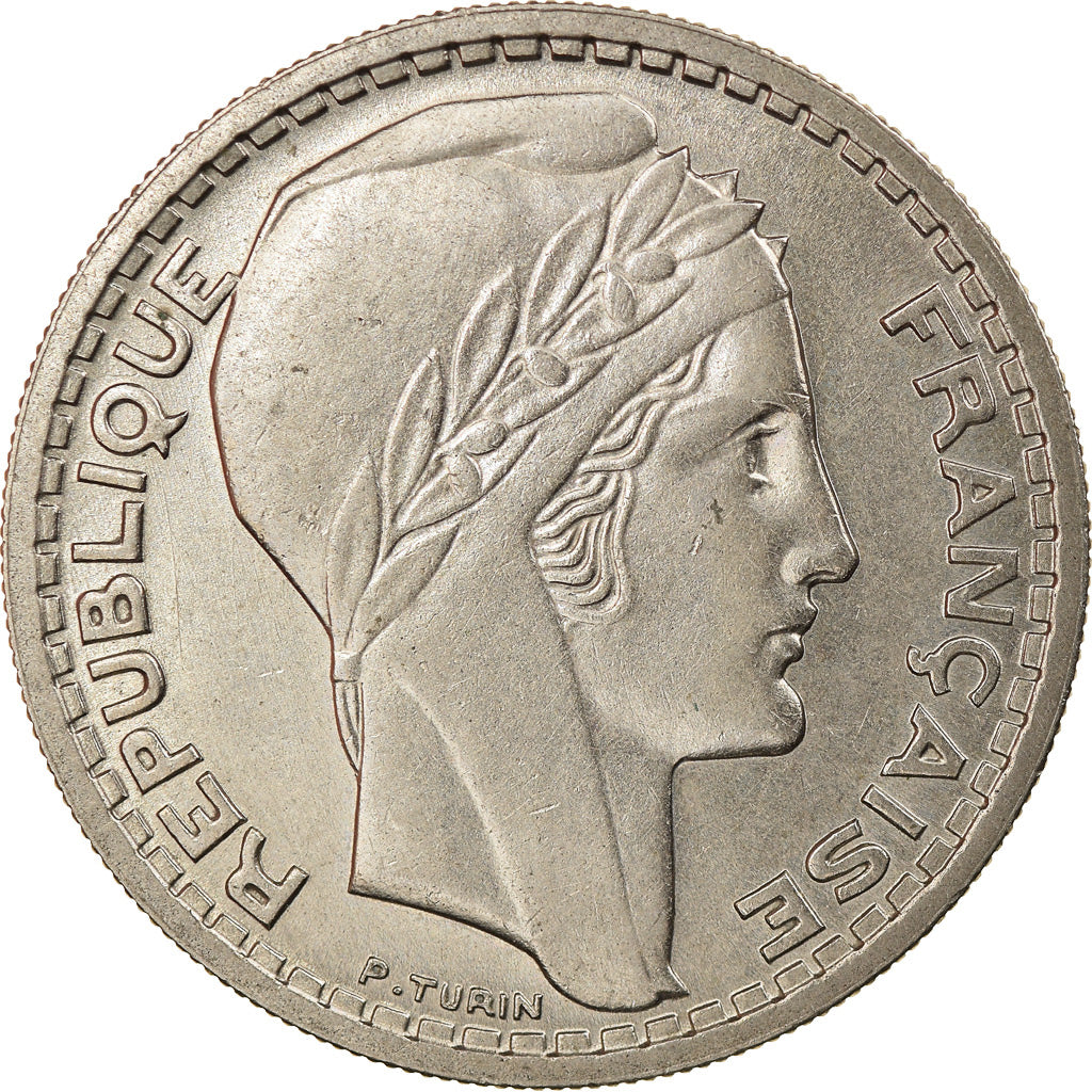 Coin, France, Turin, 10 Francs, 1947, AU(55-58), Copper-nickel, KM:908.1