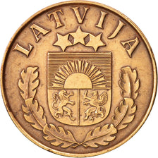 Latvia, 2 Santimi, 1939, SS+, Bronze, KM:11.2