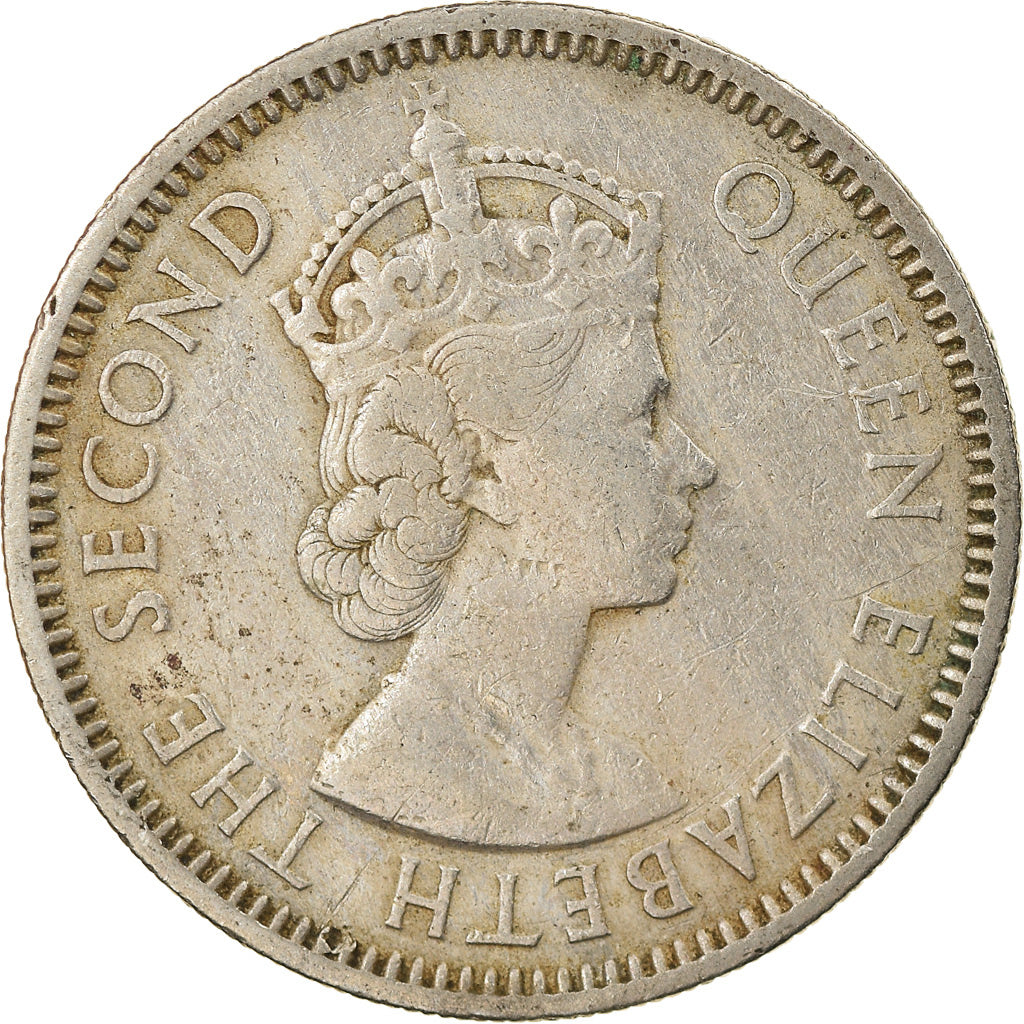 Munten, Staten van de oostelijke Caraïben, Elizabeth II, 25 Cents, 1965, ZF